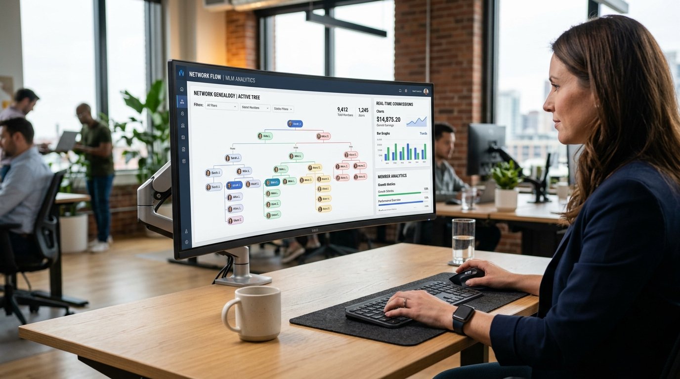 MLM Software Development Company in Jaynagar Majilpur - Live Dashboard Showcase
